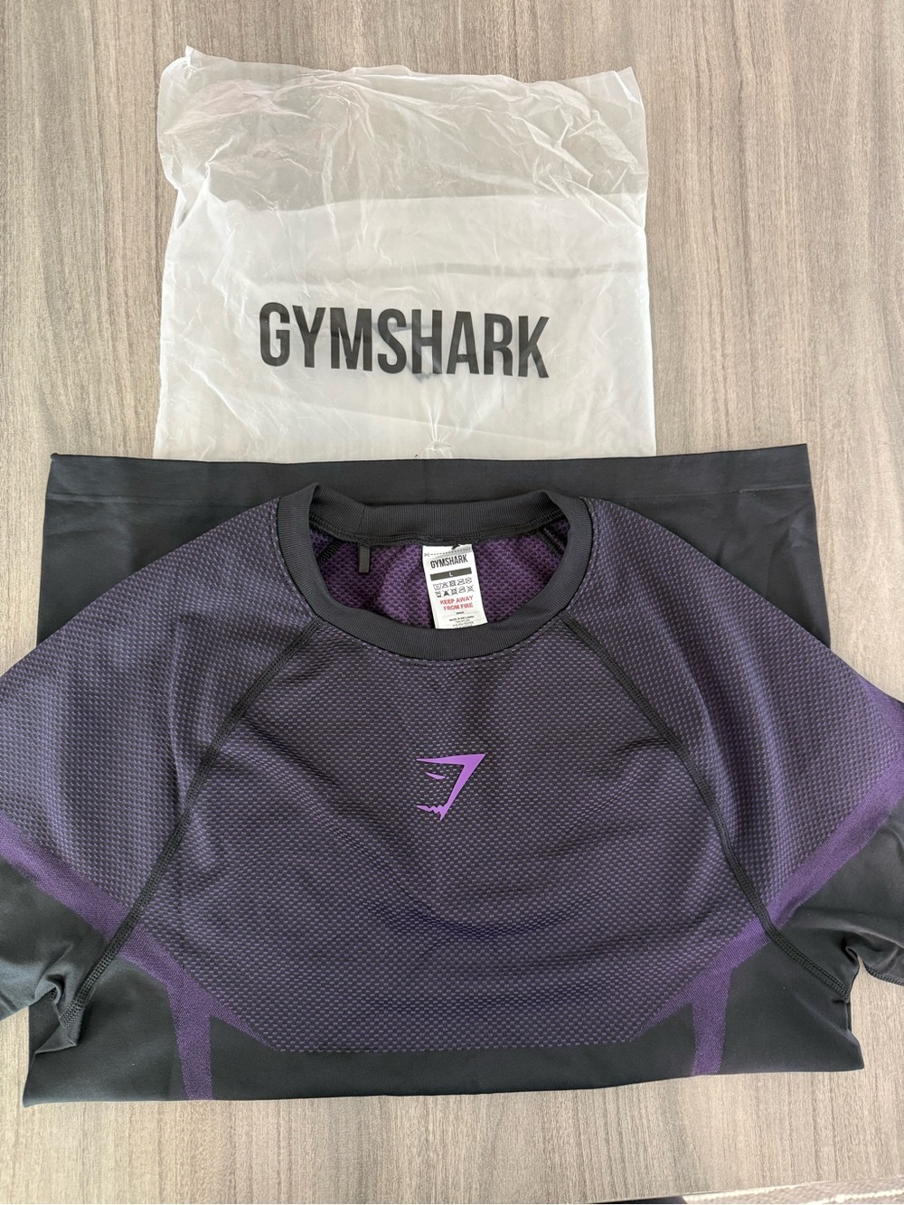 GYMSHARK ONYX 5.0 SEAMLESS T-SHIRT
L - MUSCLE FIT BLACK